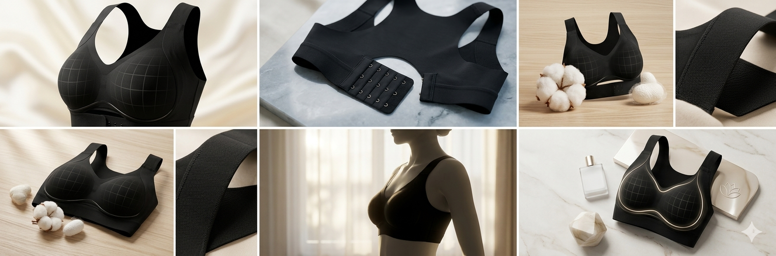 High-Compression Sports Bra - Ergonomic Design